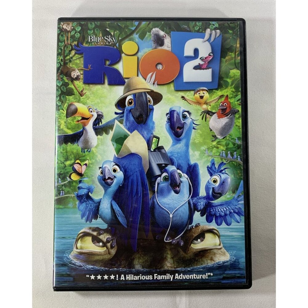Rio 2 DVD 2014 Animated Family Adventure General G Special Features Tested